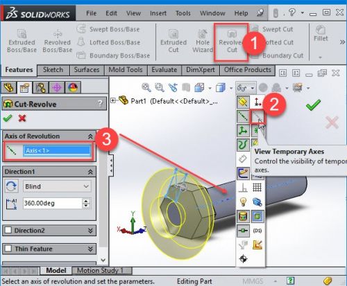 آموزش ساخت پیچ در سالیدورک